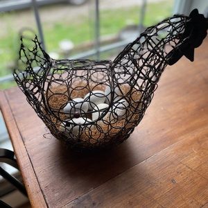 Wire chicken basket